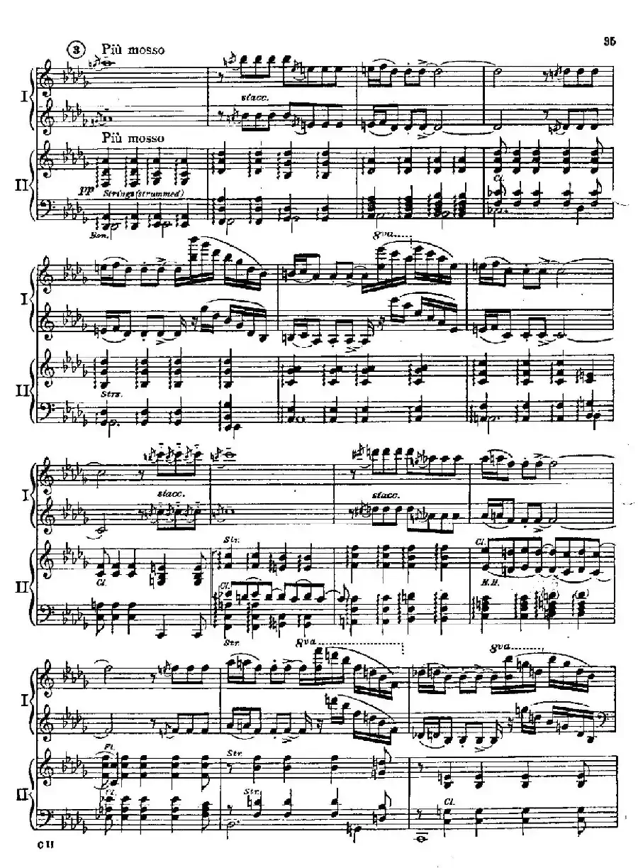 F大调爵士钢琴协奏曲（美版双钢琴原谱 P31—40）
