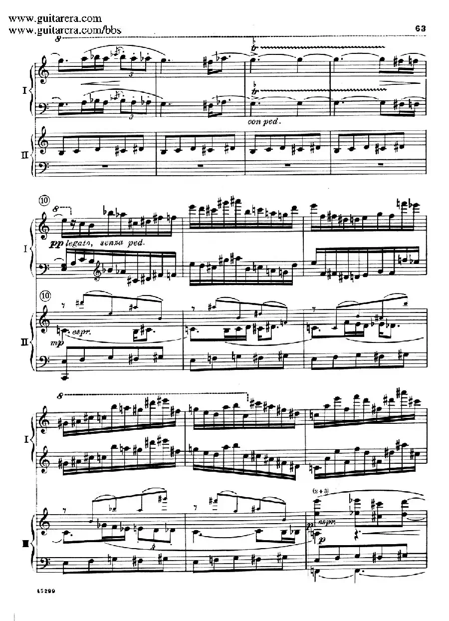 Piano Concerto Op.38（钢琴协奏曲·双钢琴·第三乐章）