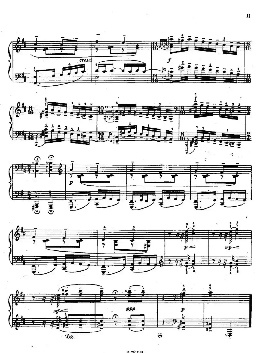 Tcherepnin - 10 Bagatelles Op.5（齐尔品-10首小品·4）