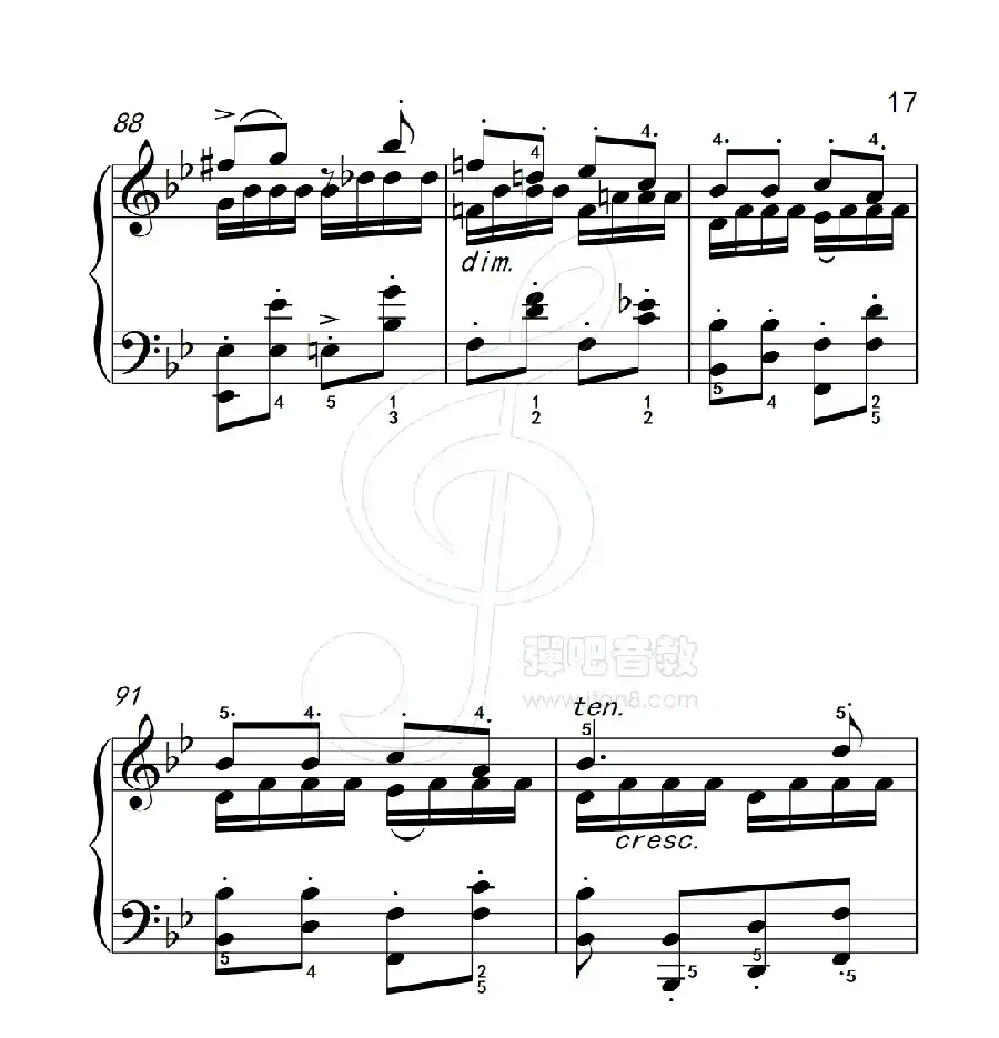 练习曲 52(克拉莫钢琴练习曲60首)