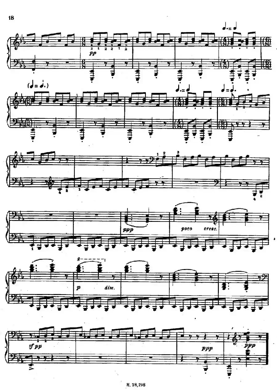 Tcherepnin - 10 Bagatelles Op.5（齐尔品-10首小品·7）