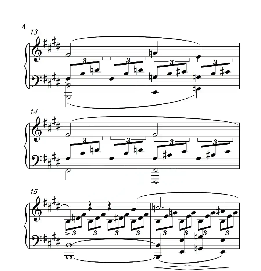 第六级 奏鸣曲(中国音乐学院钢琴考级作品1~6级)