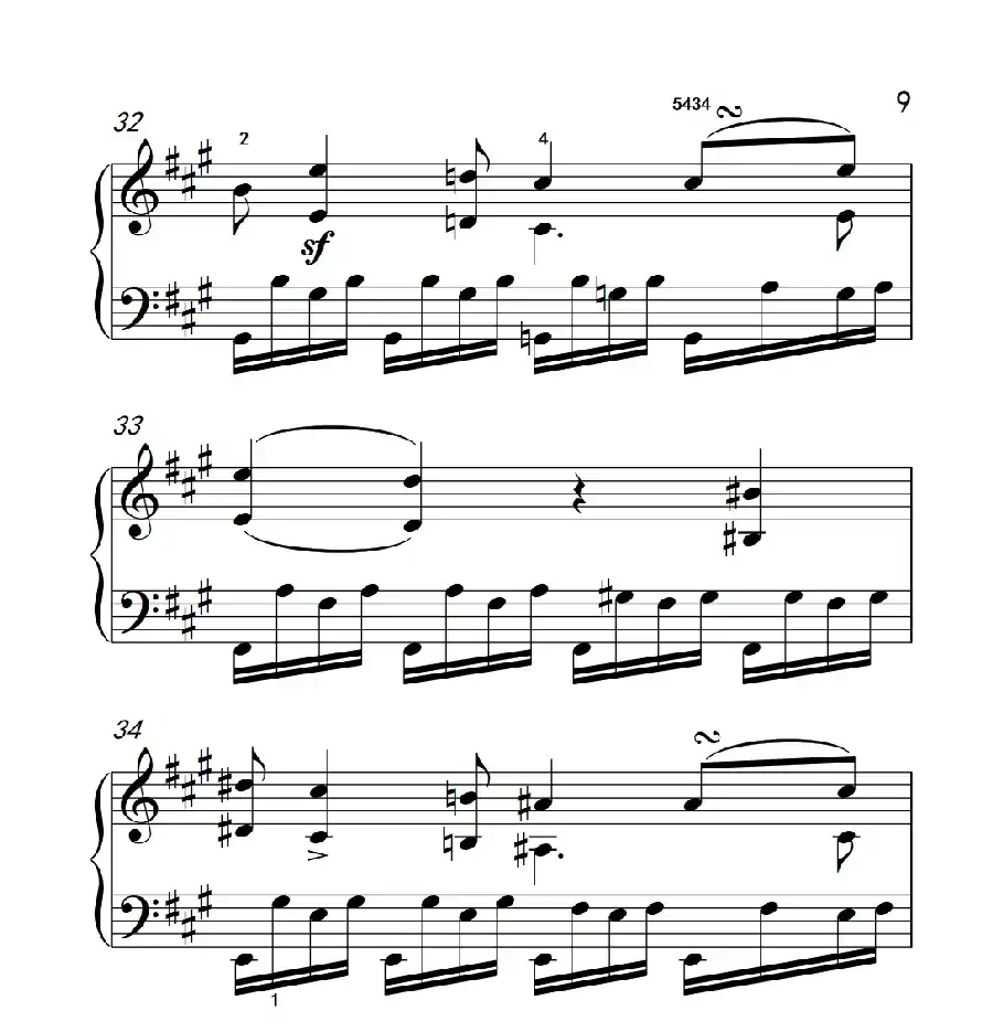 奏鸣曲 Opus 2 Nr.2 第四乐章(贝多芬奏鸣曲集 1)