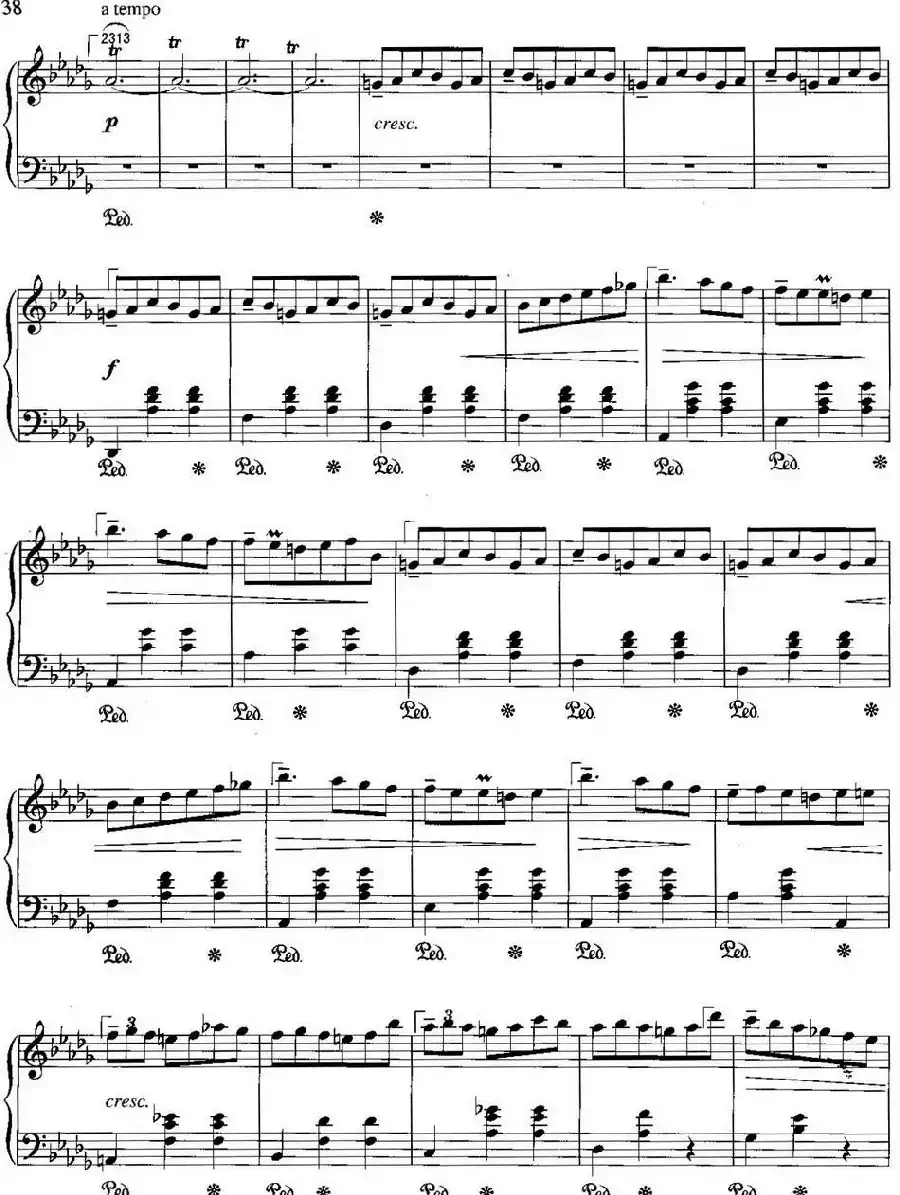 不可不弹的世界钢琴名曲：“小狗”圆舞曲（降D大调）