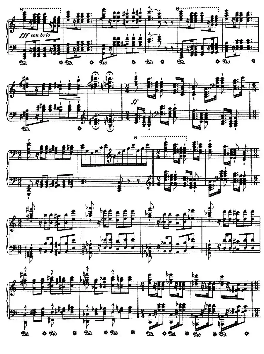 12 Etudes d'execution Transcendante S.139（12首超技练习曲·8）