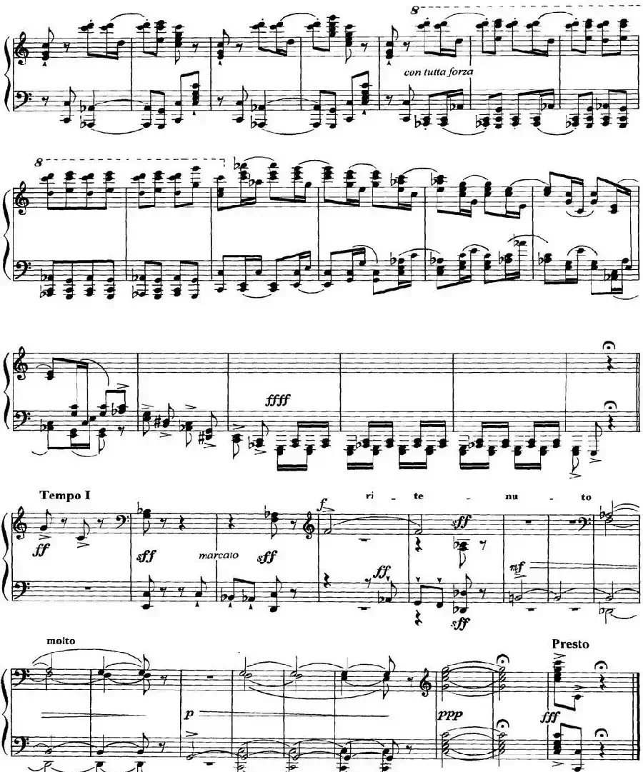柴可夫斯基18首钢琴小品Op.72（18.Scene dansante(invitation au trepak)）