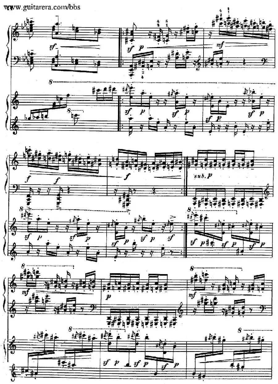 Variation on a Theme by Paganini（帕格尼尼主题变奏曲·双钢琴）