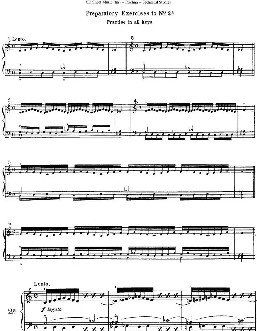 Technical Studies 60 Progressive Exercises （60首钢琴循序渐进练习曲 P1——10）