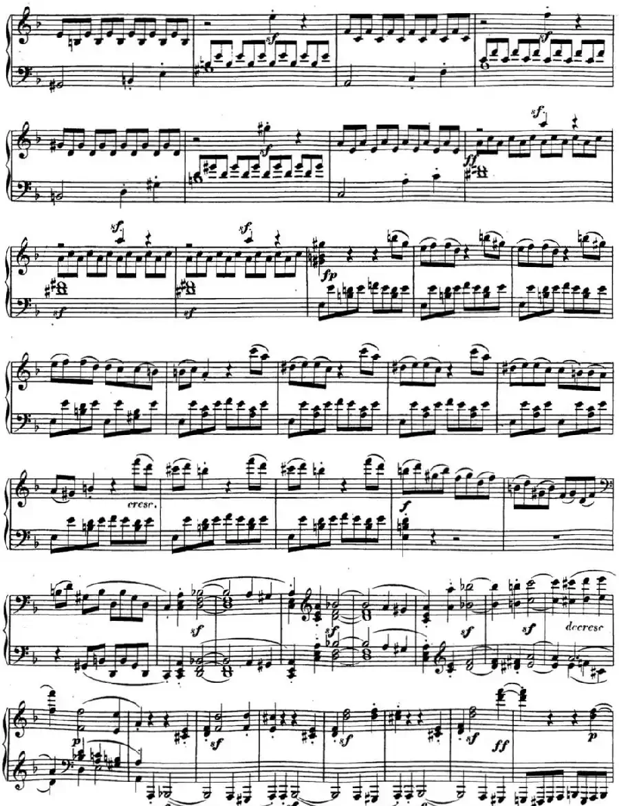 贝多芬钢琴奏鸣曲17 暴风雨 d小调 Op.31 No.2 D minor