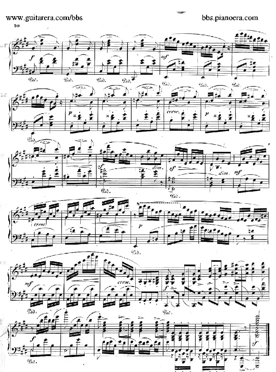 Phantasiestücke Op.31（幻想曲集·3. 升c小调）