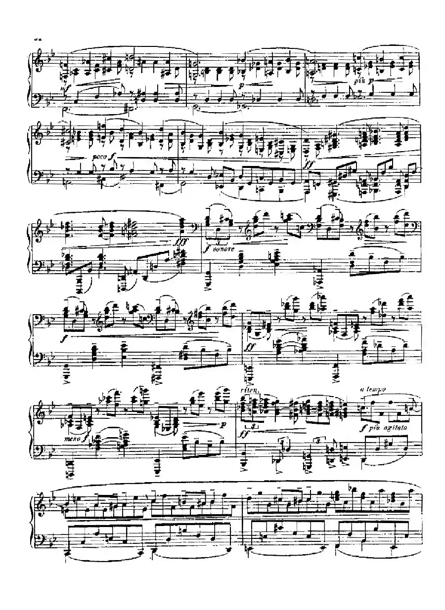 Six Intermezzi Op.45（6首间奏曲·5）