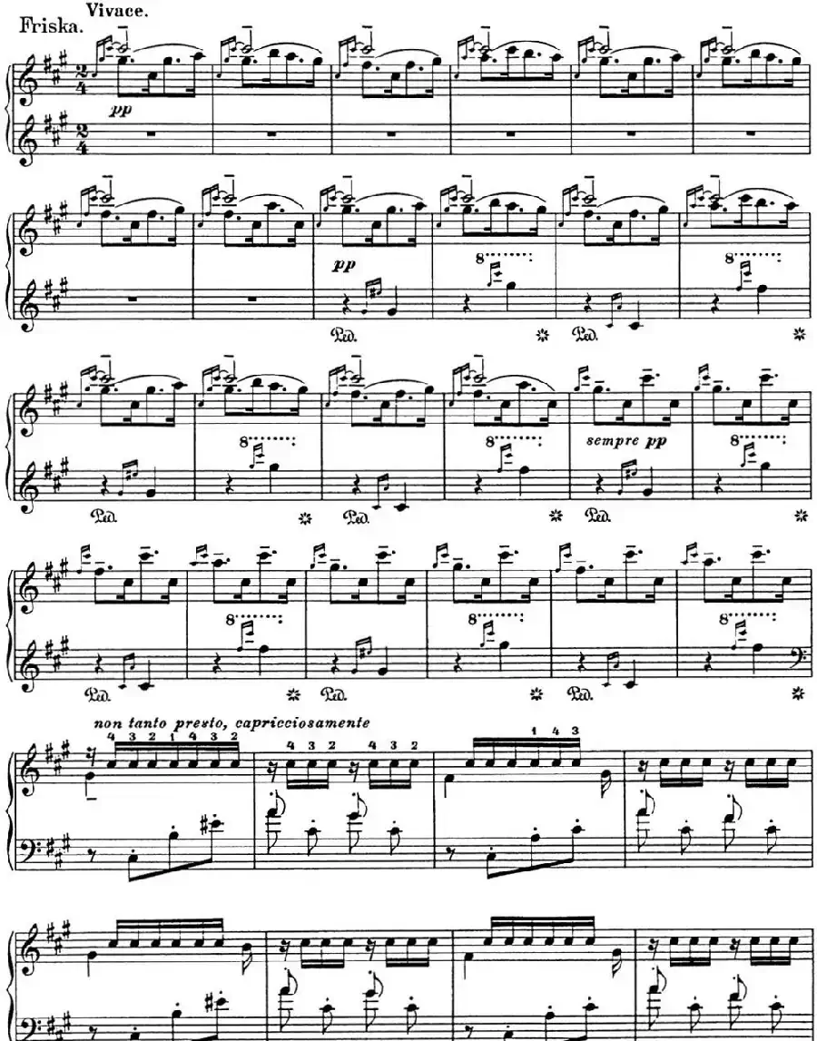 李斯特 匈牙利狂想曲 Hungarian Rhapsodies S.244 No.2