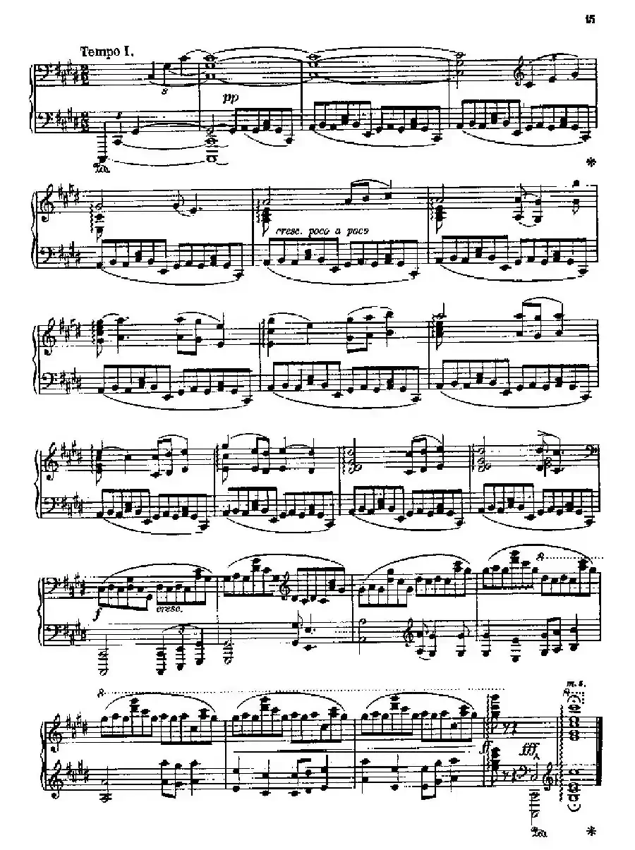 Three Preludes on Gregorian Melodies（三首格里高利圣咏前奏曲 2. 如暴风雨般激烈地）