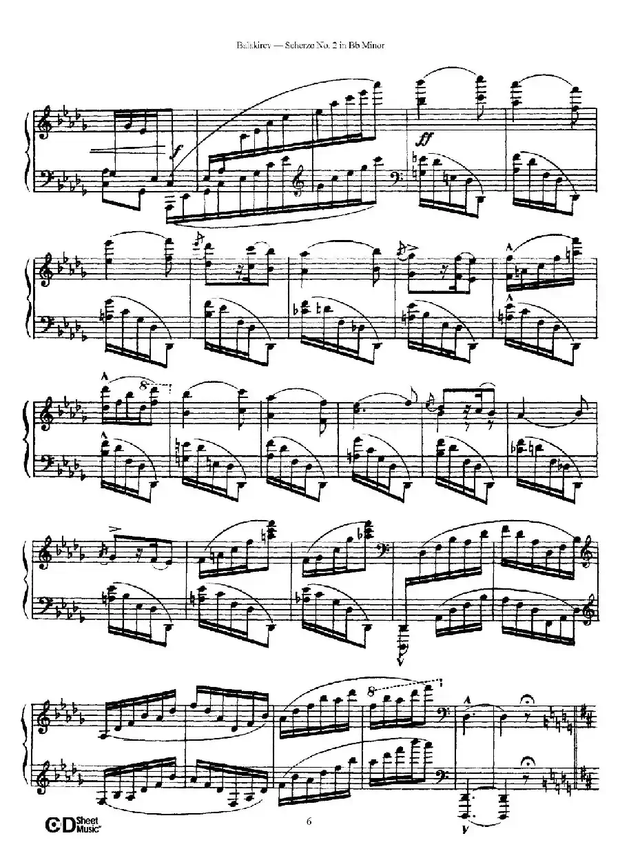 Scherzo No.2 in B-flat Minor（降b小调第二谐谑曲）