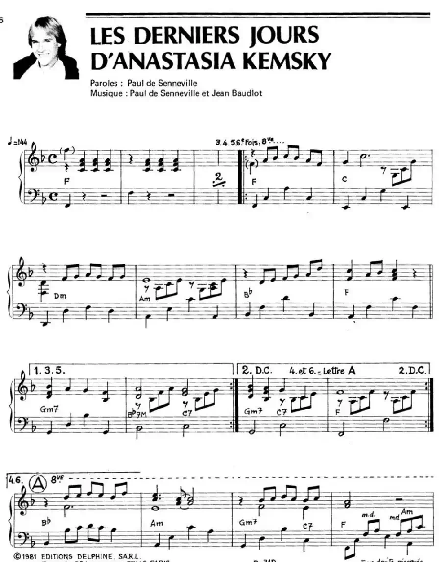 LES DERNIERS JOURS D'ANASTASIA KEMSKY