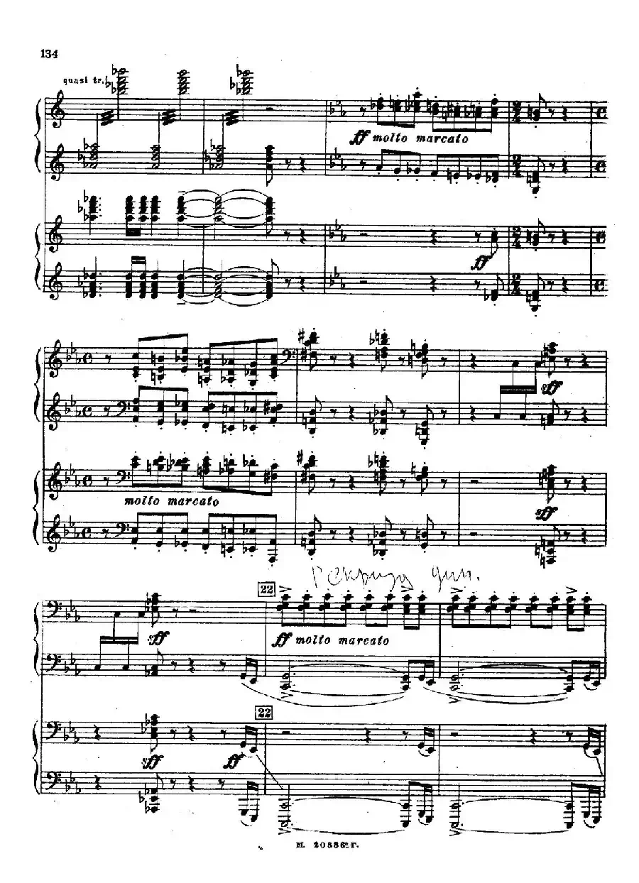 交响舞曲 Symphonic Dance Op.45（双钢琴）