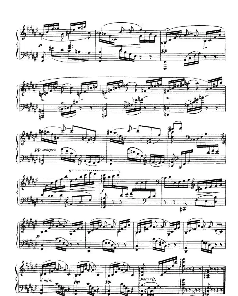 福雷13首船歌：Barcarolle No·5 in F-sharp min, Op·66