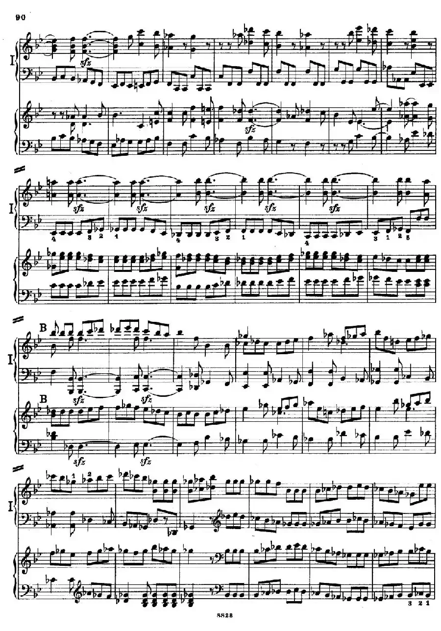 d小调第九交响曲 Op.125（双钢琴P83——92）