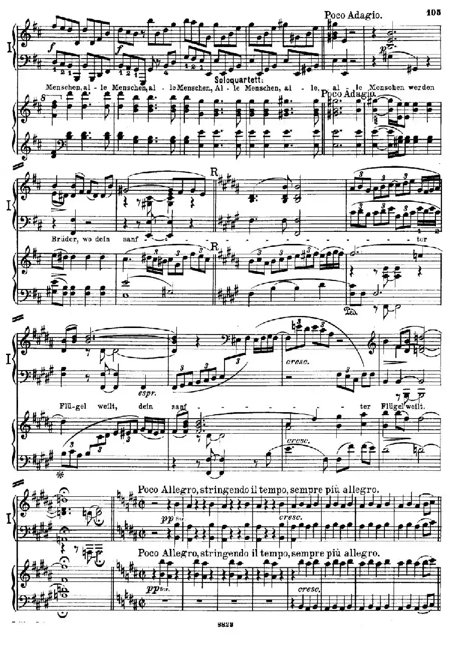 d小调第九交响曲 Op.125（双钢琴P103——109）