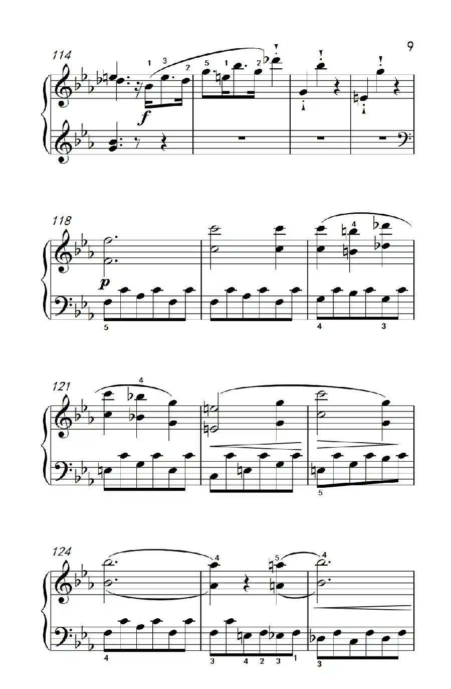 奏鸣曲 Opus 10 Nr.1 第一乐章(贝多芬奏鸣曲集 2)