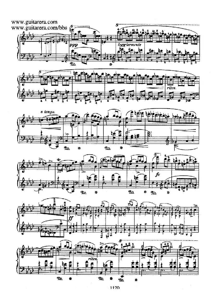 Piano Concerto No.2 in f Minor Op.21（f小调第二钢琴协奏曲·钢琴独奏版）