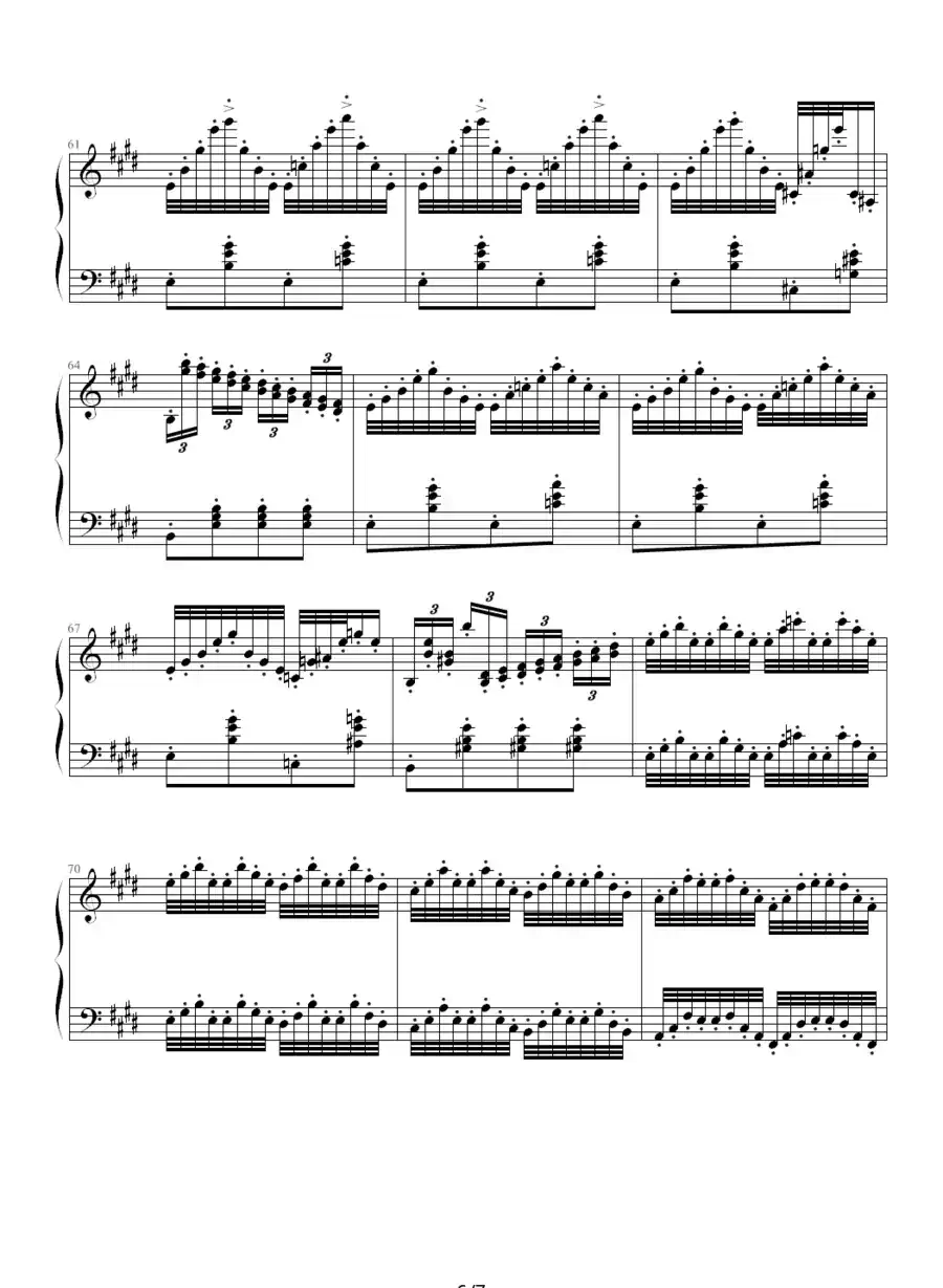 随想曲No.1（根据帕格尼尼随想曲第一首改编）