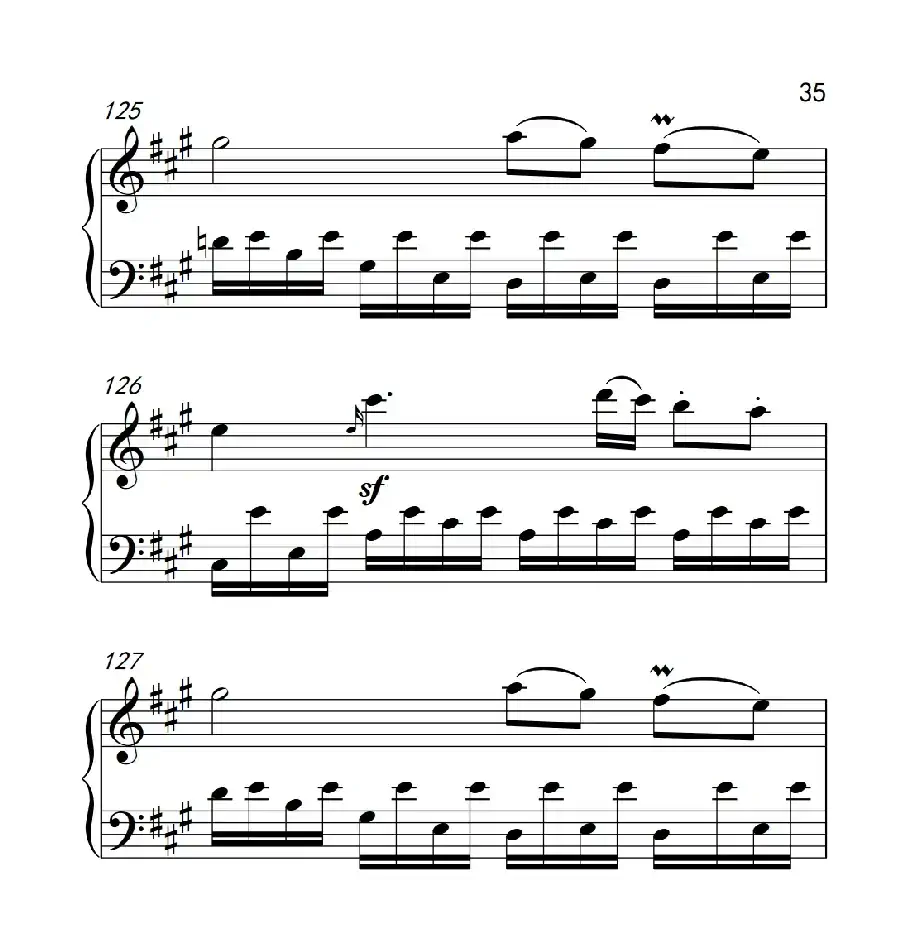 奏鸣曲 Opus 2 Nr.2 第四乐章(贝多芬奏鸣曲集 1)