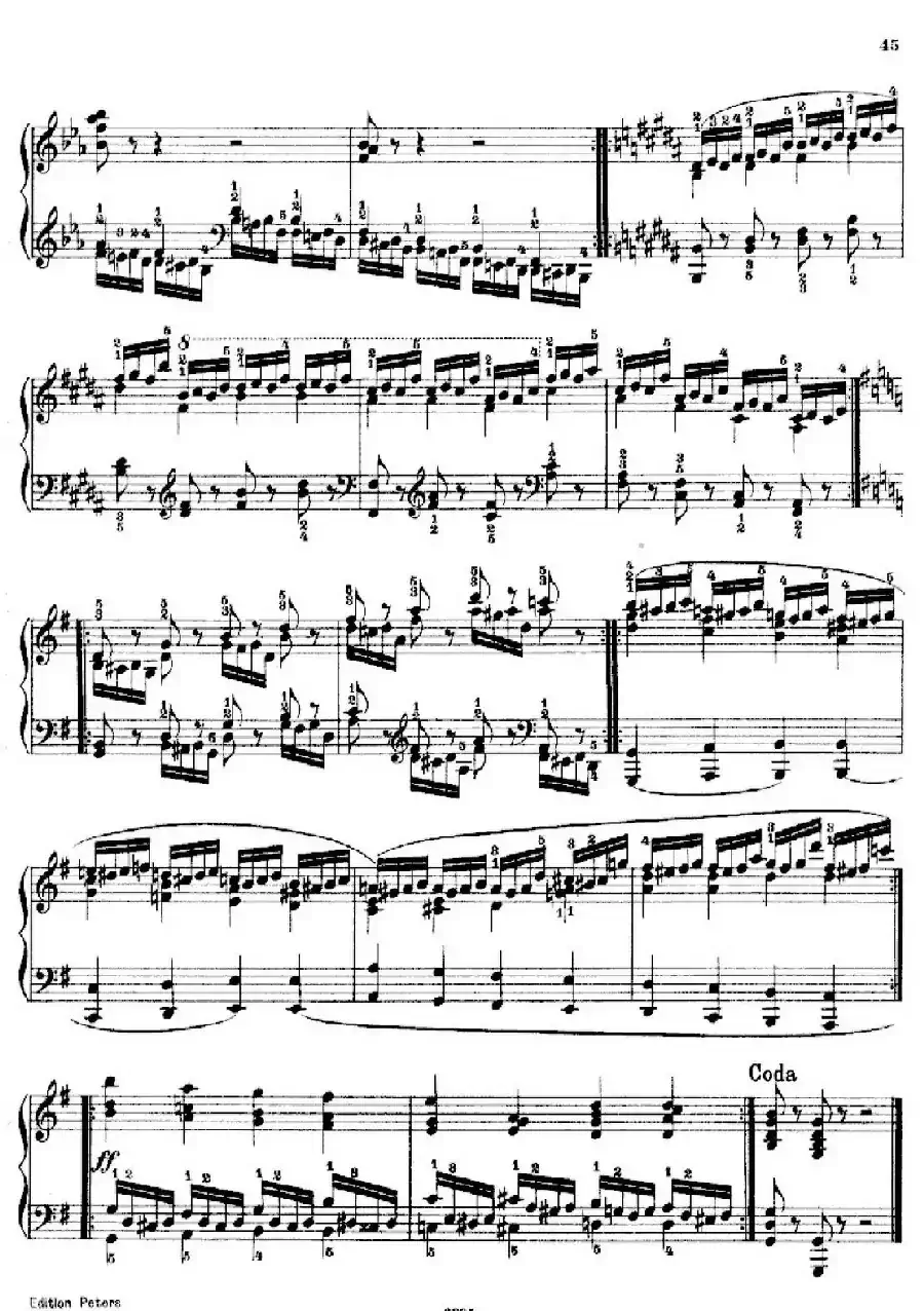 School of the Virtuoso Op.365（60首钢琴高级练习曲·17）