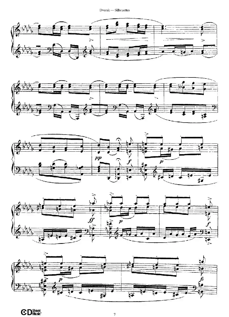 12 Silhouettes Op.8（12首剪影·3）