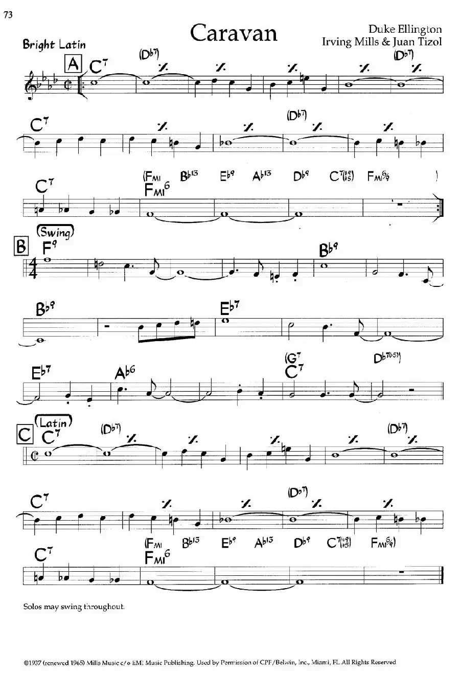 Caravan（爵士钢琴曲）