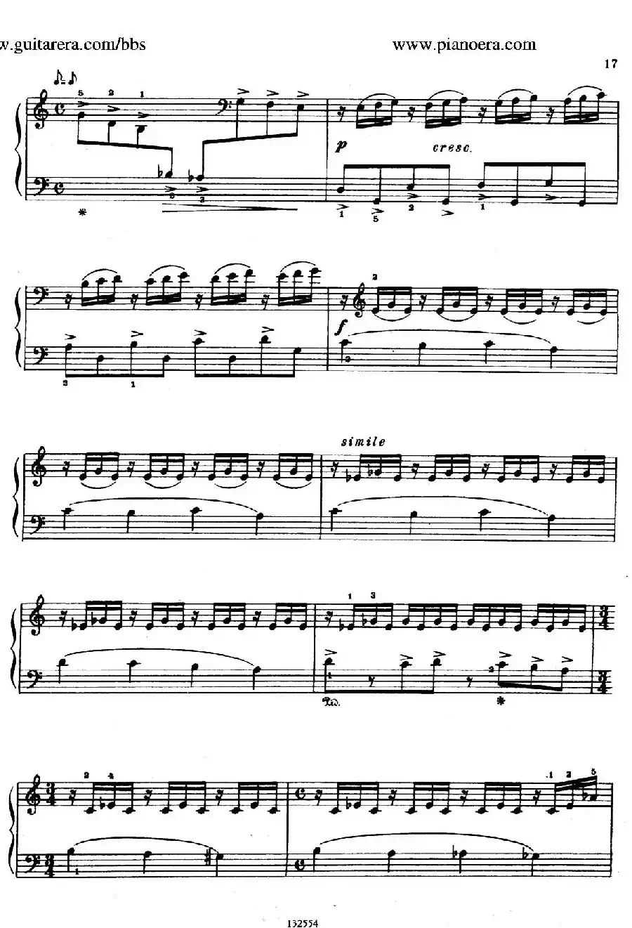 Piano Sonatina in C Major Op.93（C大调钢琴小奏鸣曲·第三乐章）