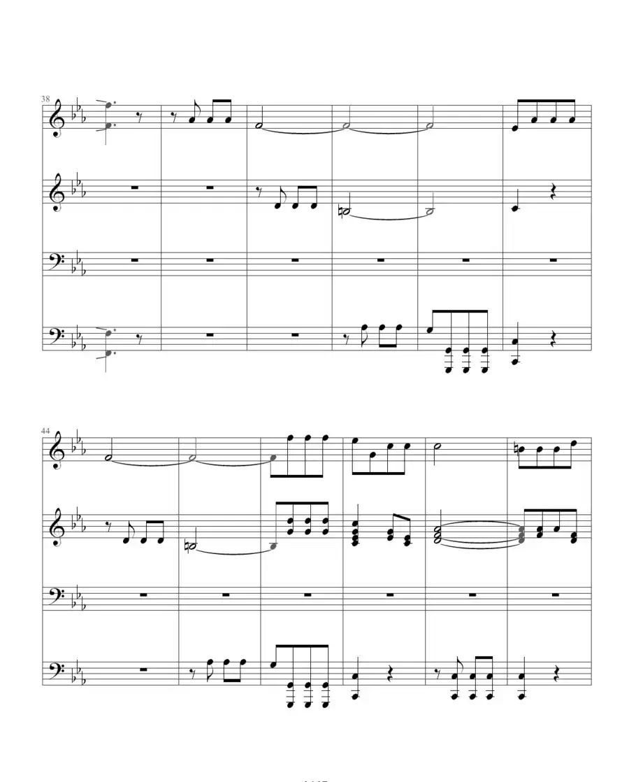 命运交响曲(四手联弹)