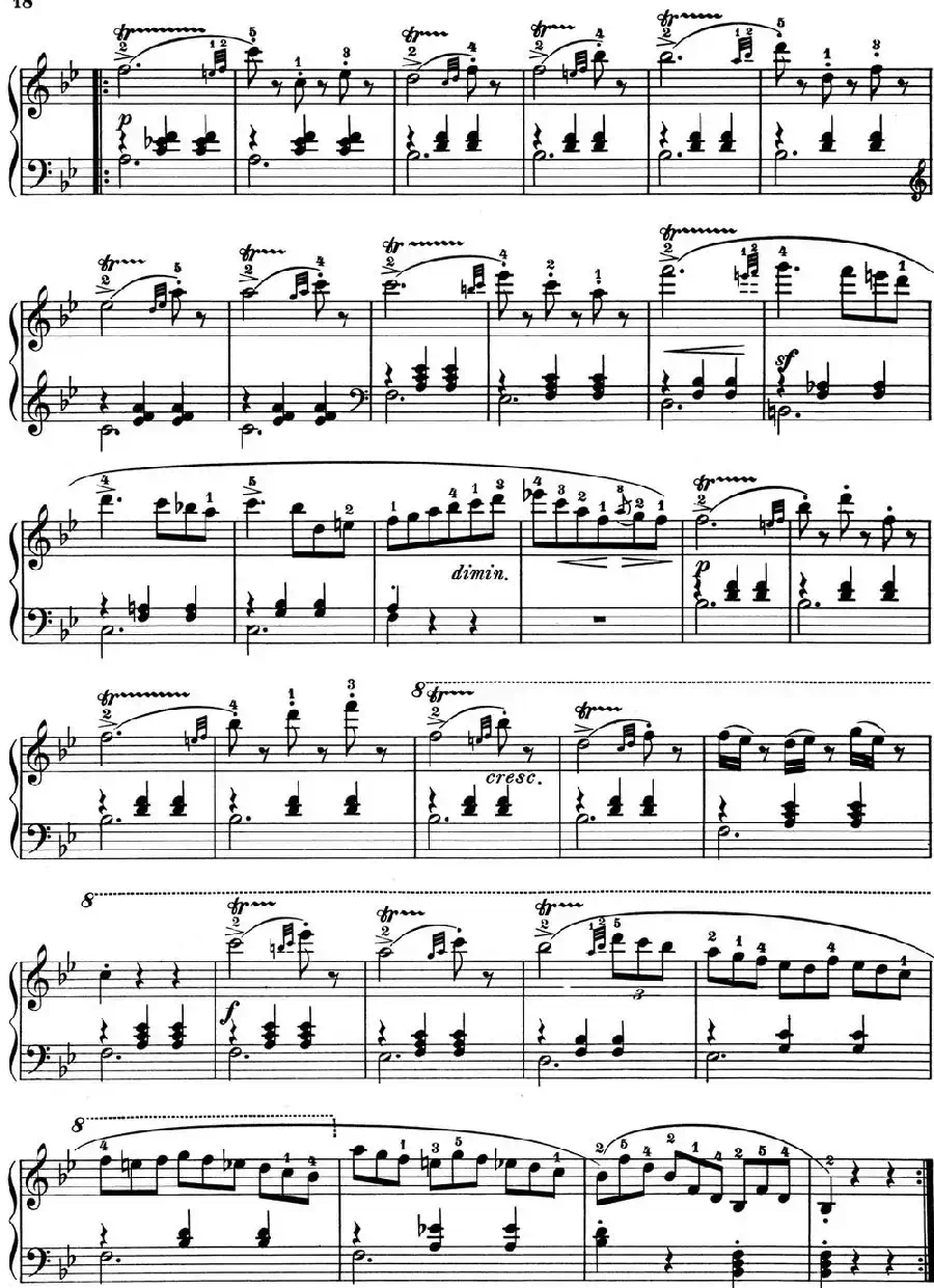 25首车尔尼Op.748练习曲（NO.10）