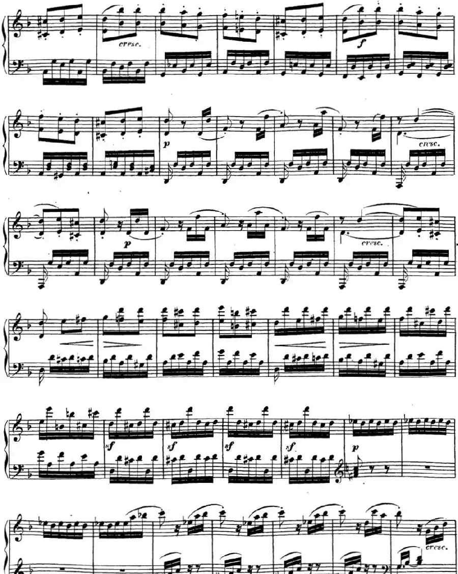 贝多芬钢琴奏鸣曲17 暴风雨 d小调 Op.31 No.2 D minor