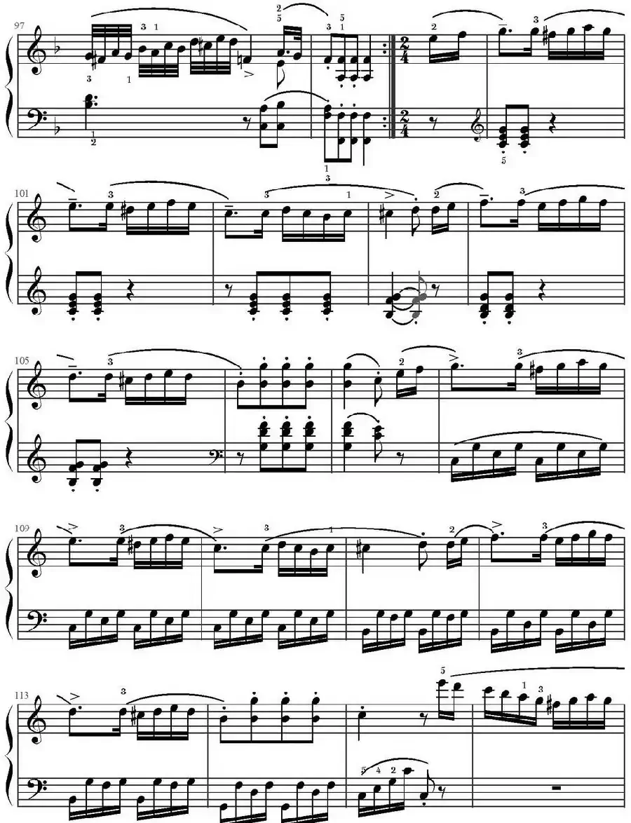 C大调小奏鸣曲 Op.20 No.1(库劳作曲版)