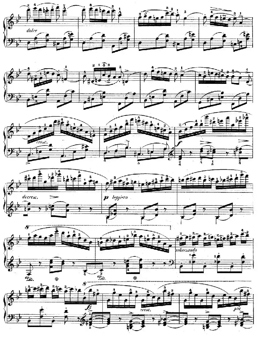Variations on Je Vends Des Scapulaires Op.12（降B大调华丽变奏曲）