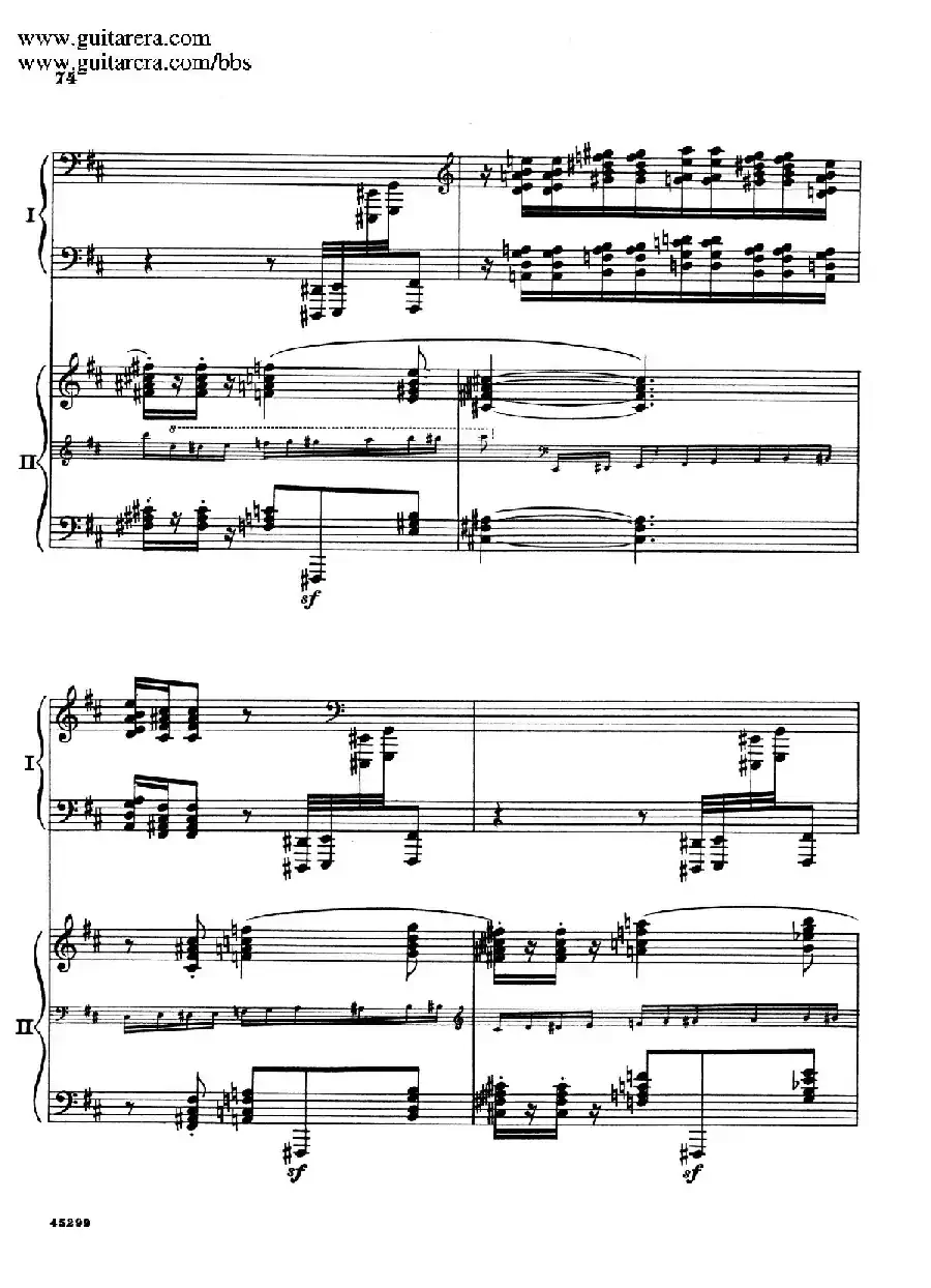 Piano Concerto Op.38（钢琴协奏曲·双钢琴·第三乐章）