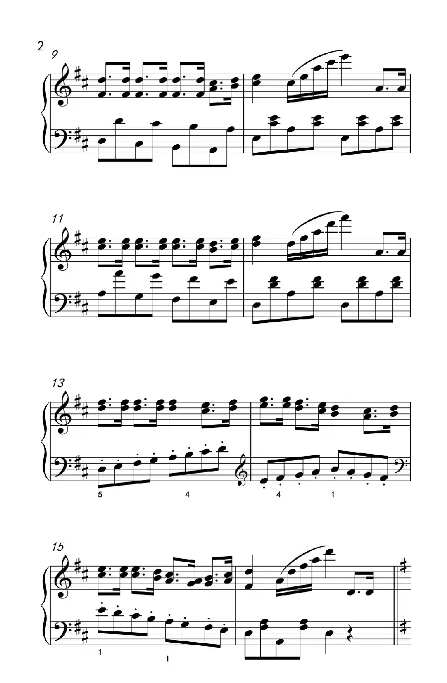 幸福拍手歌（《弹吧音教》制谱）