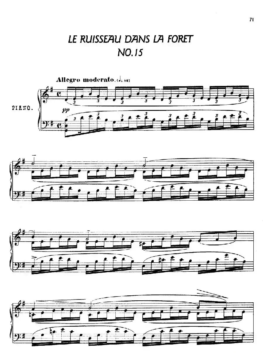 24 Characteristic Pieces Op.36（24首性格小品·15）