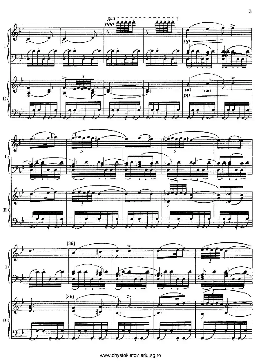 Nutcracker Op.71 芭蕾舞剧《胡桃夹子》（改编双钢琴版·第四部分）