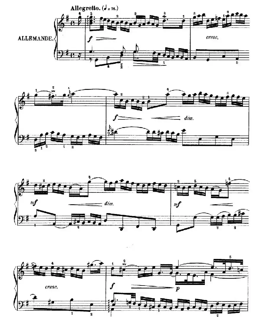 Six Partitas BWV 825-830（6首帕蒂塔·5）