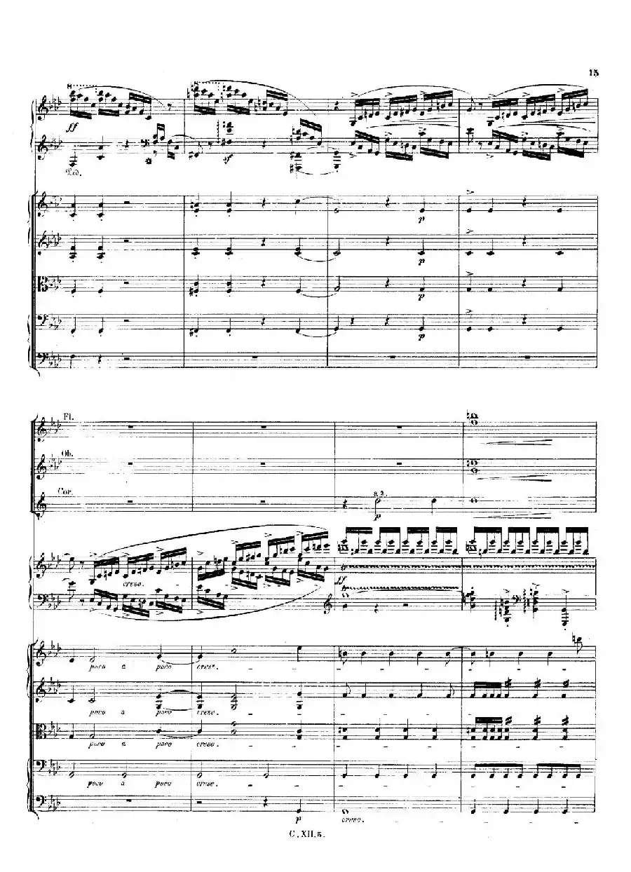 Piano Concerto No.2 in f Minor Op.21（f小调第二钢琴协奏曲·总谱）