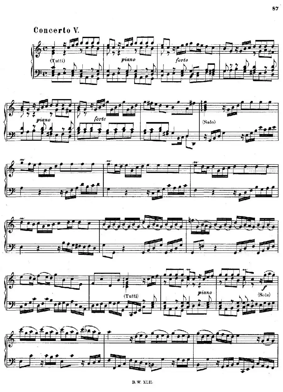 16 Concertos BWV 972-987（十六首为独奏古钢琴而作的协奏曲）（P21——30）