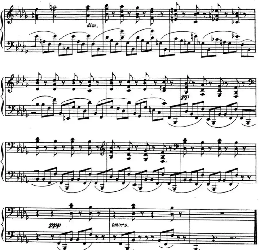 斯克里亚宾 钢琴练习曲 Op.8 No.7 Alexander Scriabin Etudes