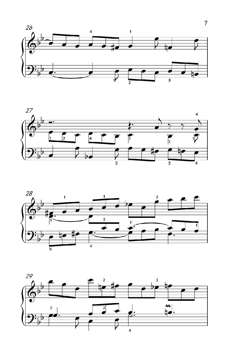 第九级1.吉格舞曲 选自《英国组曲》第三套（中央音乐学院 钢琴（业余）考级教程 7-9级）