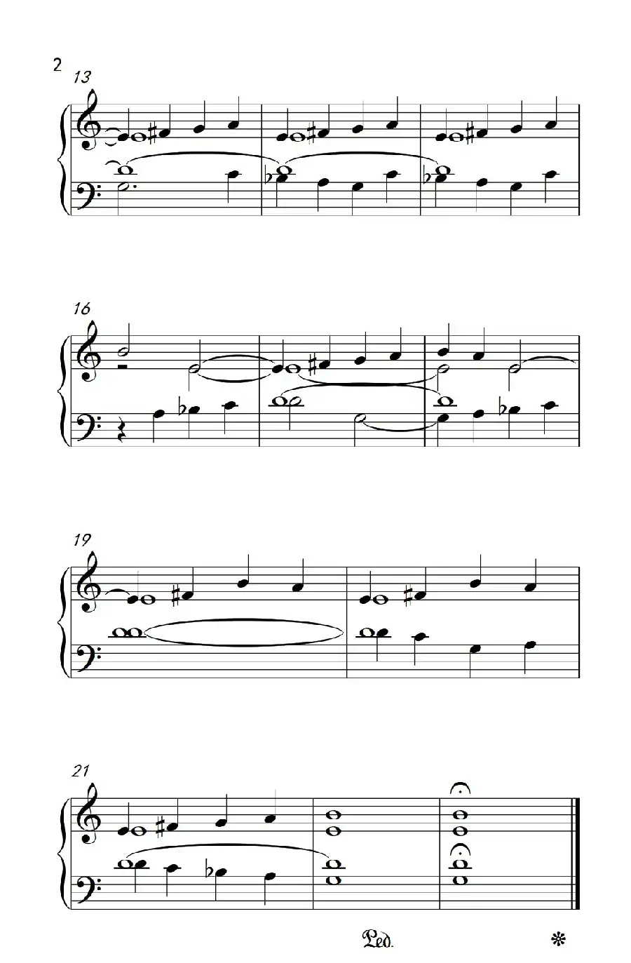 （1）.线与点 a（巴托克 小宇宙 钢琴教程 2）