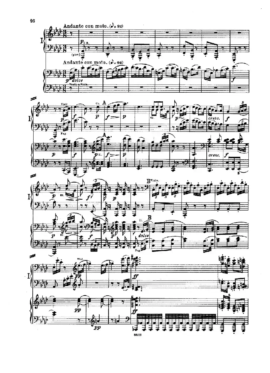 Symphony No.5 in c Minor Op.67（双钢琴版第1——2乐章）