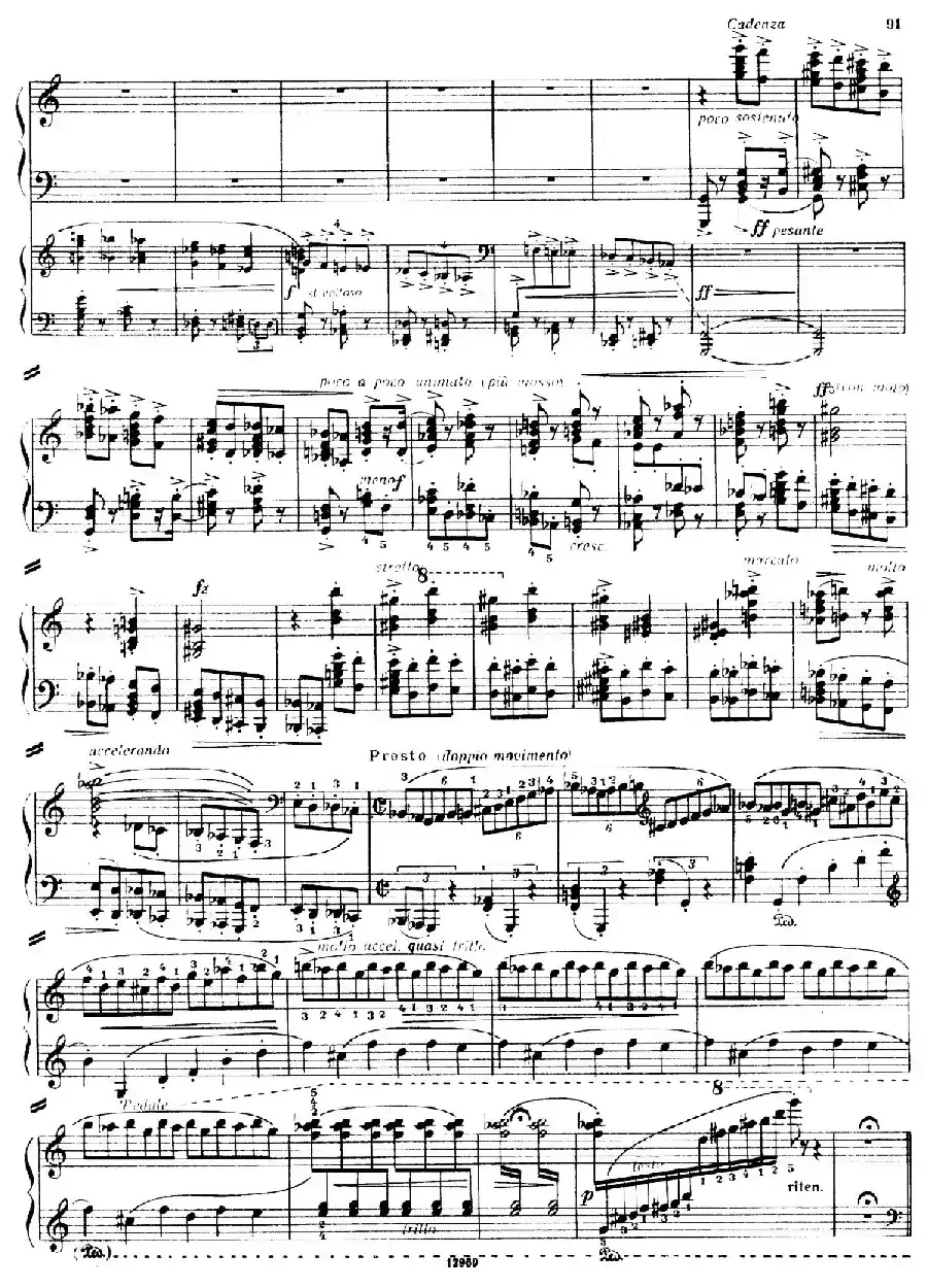 Piano Concerto No.2 in c Minor Op.50（c小调第二钢琴协奏曲·Ⅲ·双钢琴）