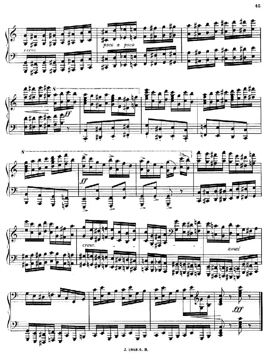 6 Etudes de Concert（6首音乐会练习曲·6）