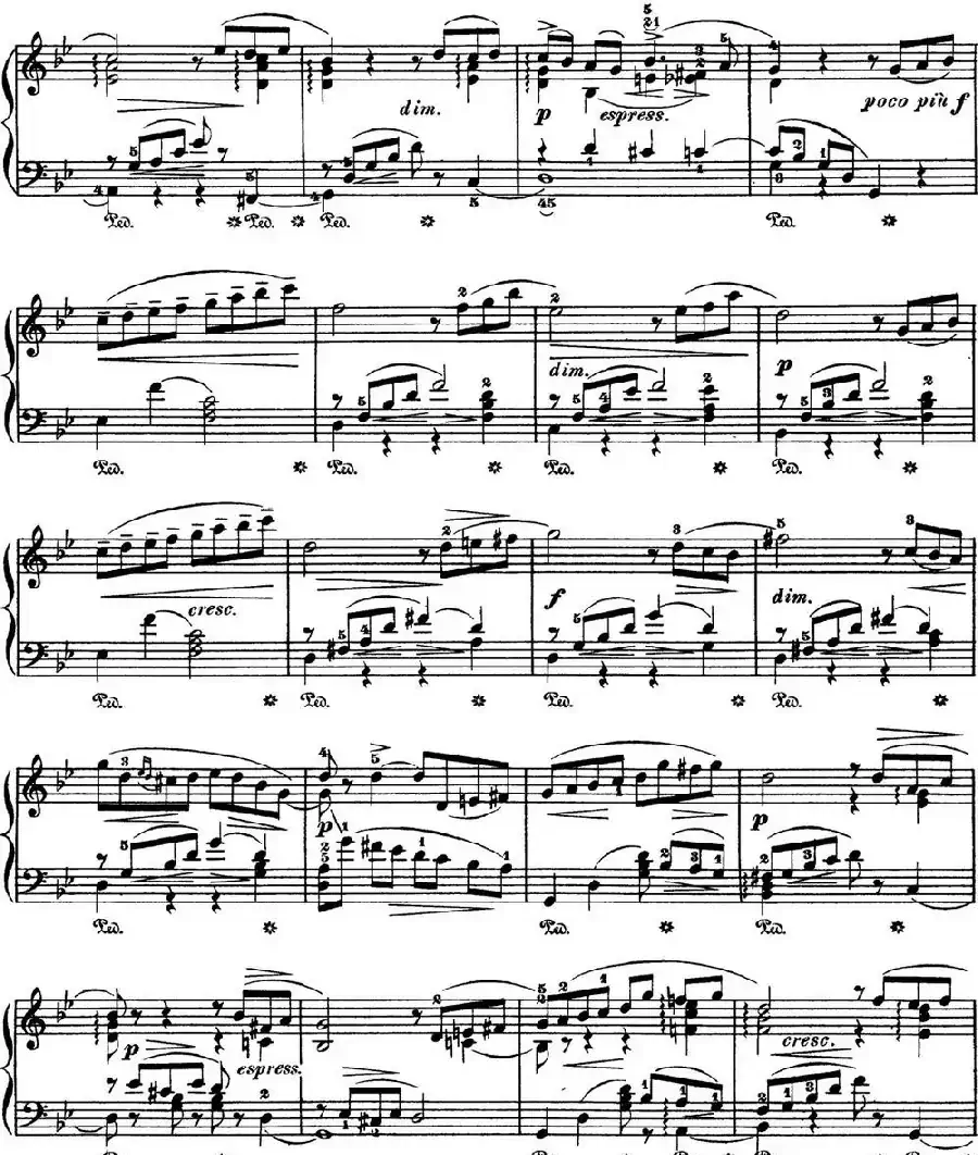 柴可夫斯基 四季 6月 船歌 g小调 Barcarolle G minor